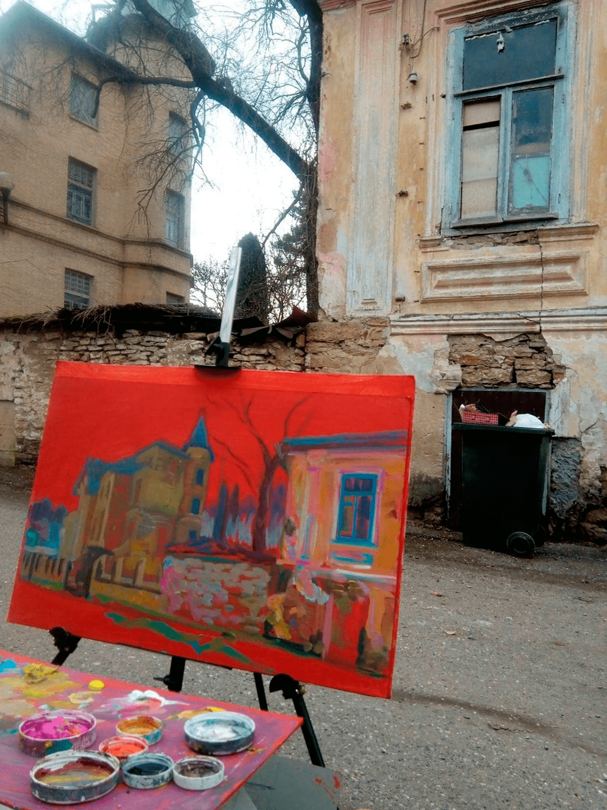 Пленэрная работа Алексея Гилярова, авторский пейзаж